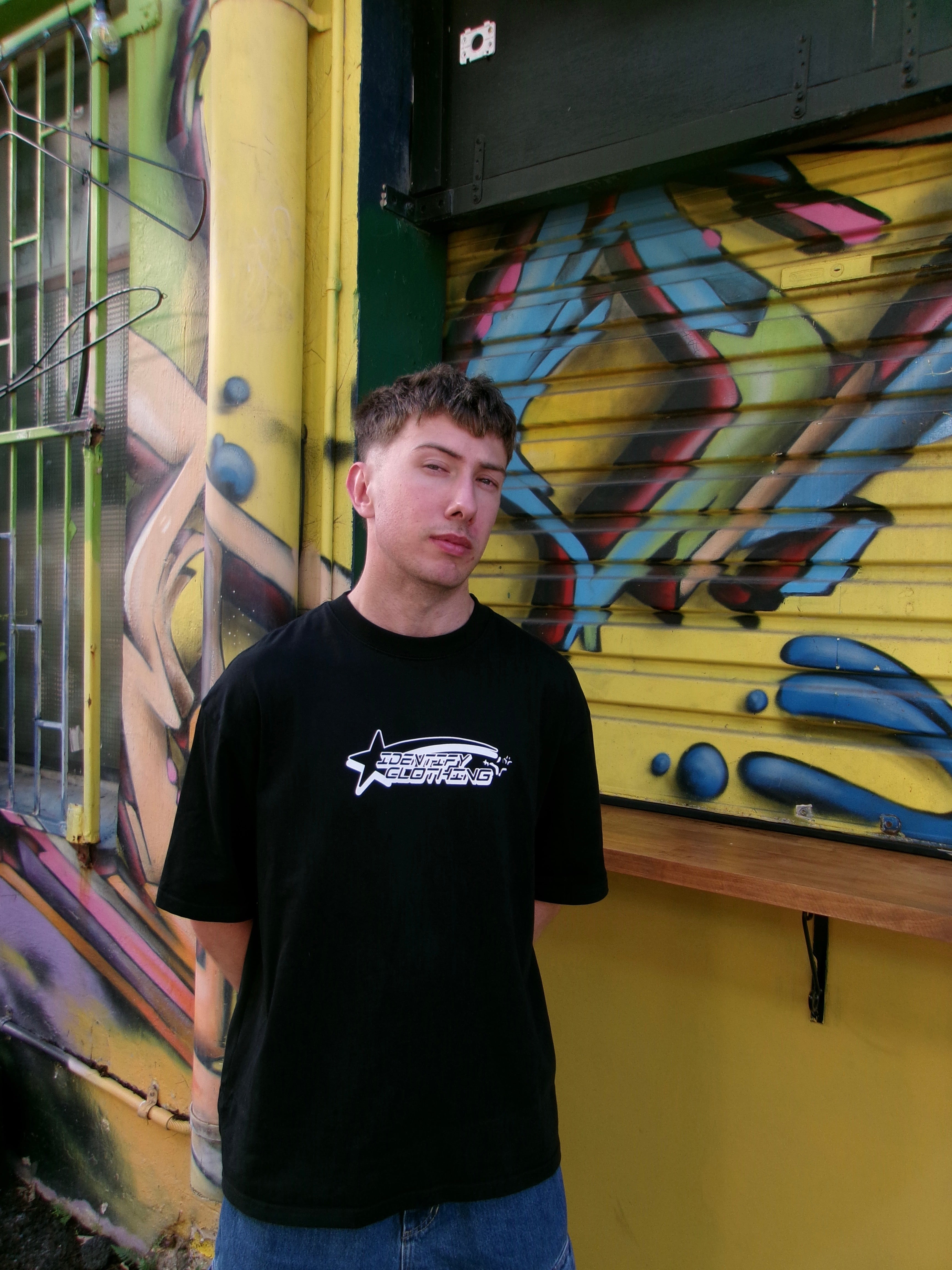 Identify Clothing Black/White Tee