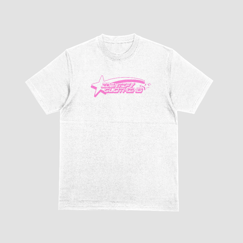 Identify Clothing White/Pink Tee