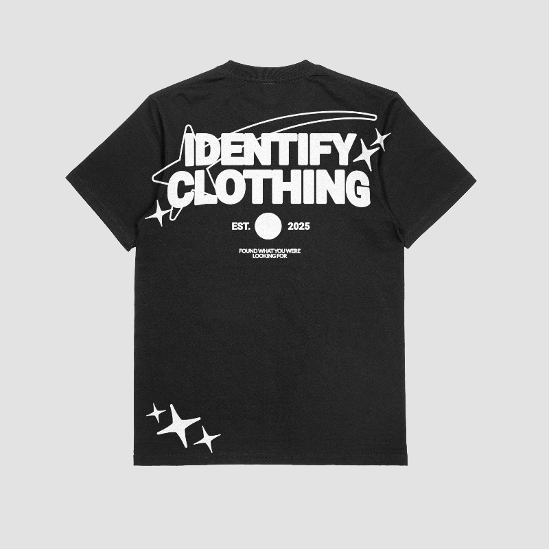 Identify Clothing Black/White Tee